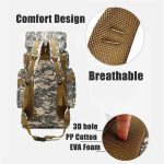 Mochila Táctica Militar 75 L Camo Pixelado Camping Mision - Imagen 6