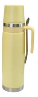 Termo Comet Acero Inoxidable 1 Lt Con Tapa Mate Y Bombilla