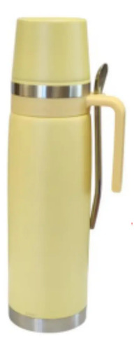D_752249-MLU88543520752_072025-O.jpg Termo Comet Acero Inoxidable 1 Lt Con Tapa Mate Y Bombilla - Imagen 1