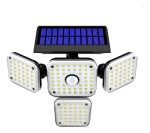 Foco Solar Con Sensor Cuádruple